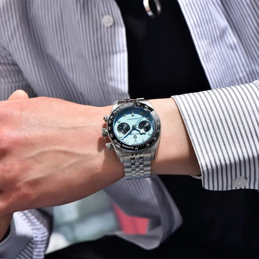 PAGANI DESIGN PD-1813 Chronograph Watch - Sapphire, 100M Waterproof, Luxury Sport