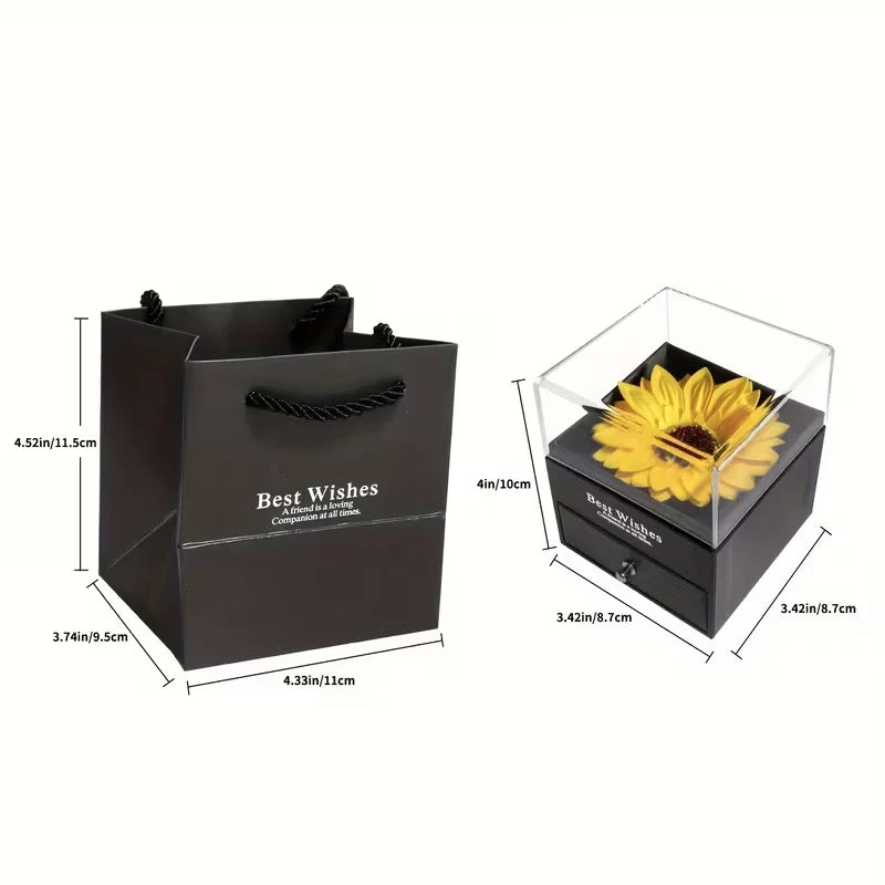 You Are My Sunshine Necklace - Sunflower Gift for Her