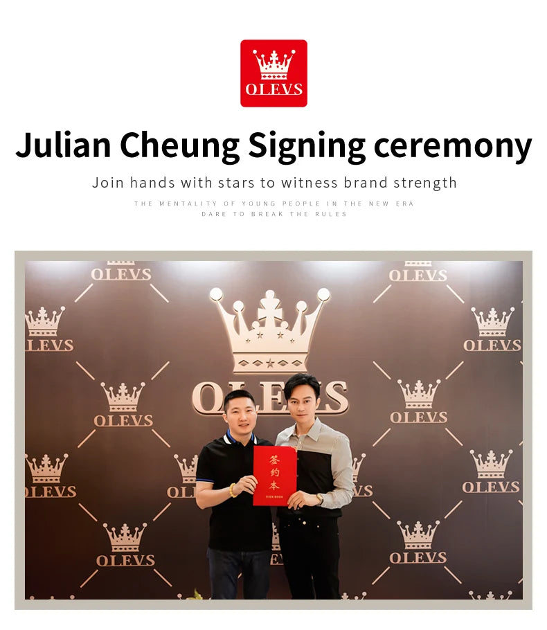 OLEVS 5528 Men's Watch - Luxury Gold, Tonneau Dial, Waterproof, Luminous, Business