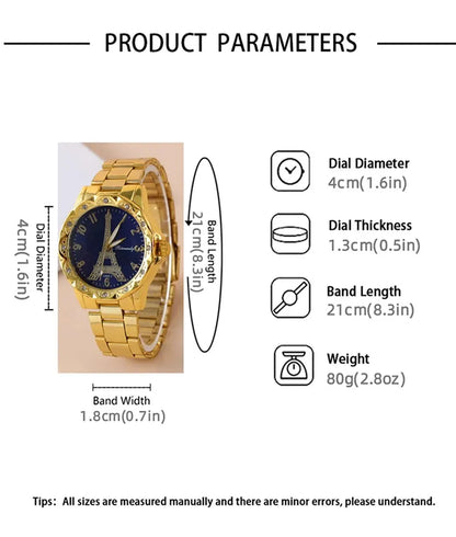 yolako Men's Stainless Steel Quartz Watch - Luminous, Auto Date, Calendar, Arabic Numeral, 42mm
