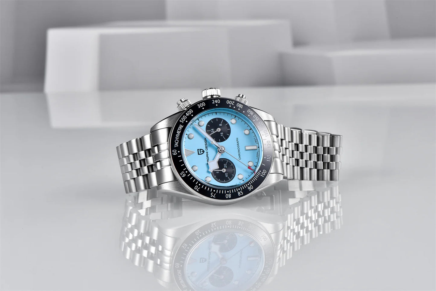 PAGANI DESIGN PD-1813 Chronograph Watch - Sapphire, 100M Waterproof, Luxury Sport