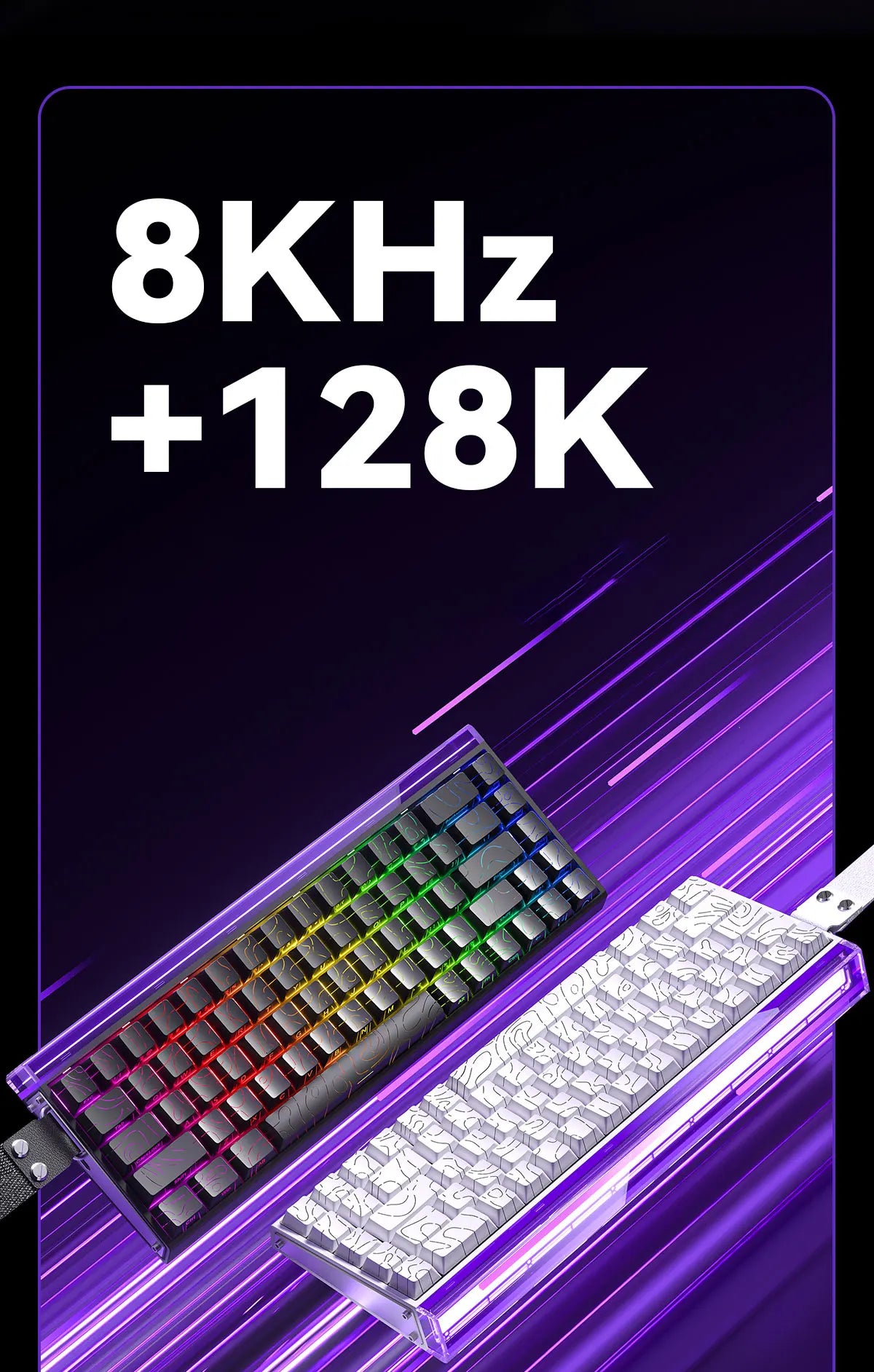 AULA HERO 68HE Magnetic Switch Keyboard - Rapid Trigger, 8K, Hot-Swap, RGB