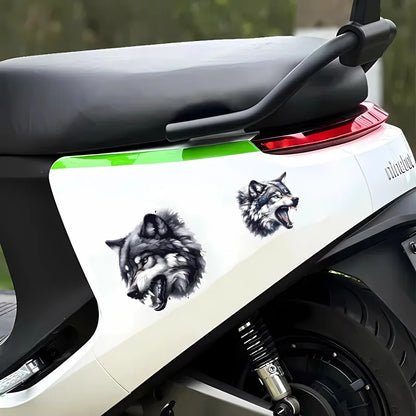 Wolf Head Car Sticker - Waterproof Vinyl Sunscreen Decal