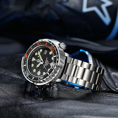 QINGXIYA Men’s Quartz Watch with Luminous Hands and Calendar