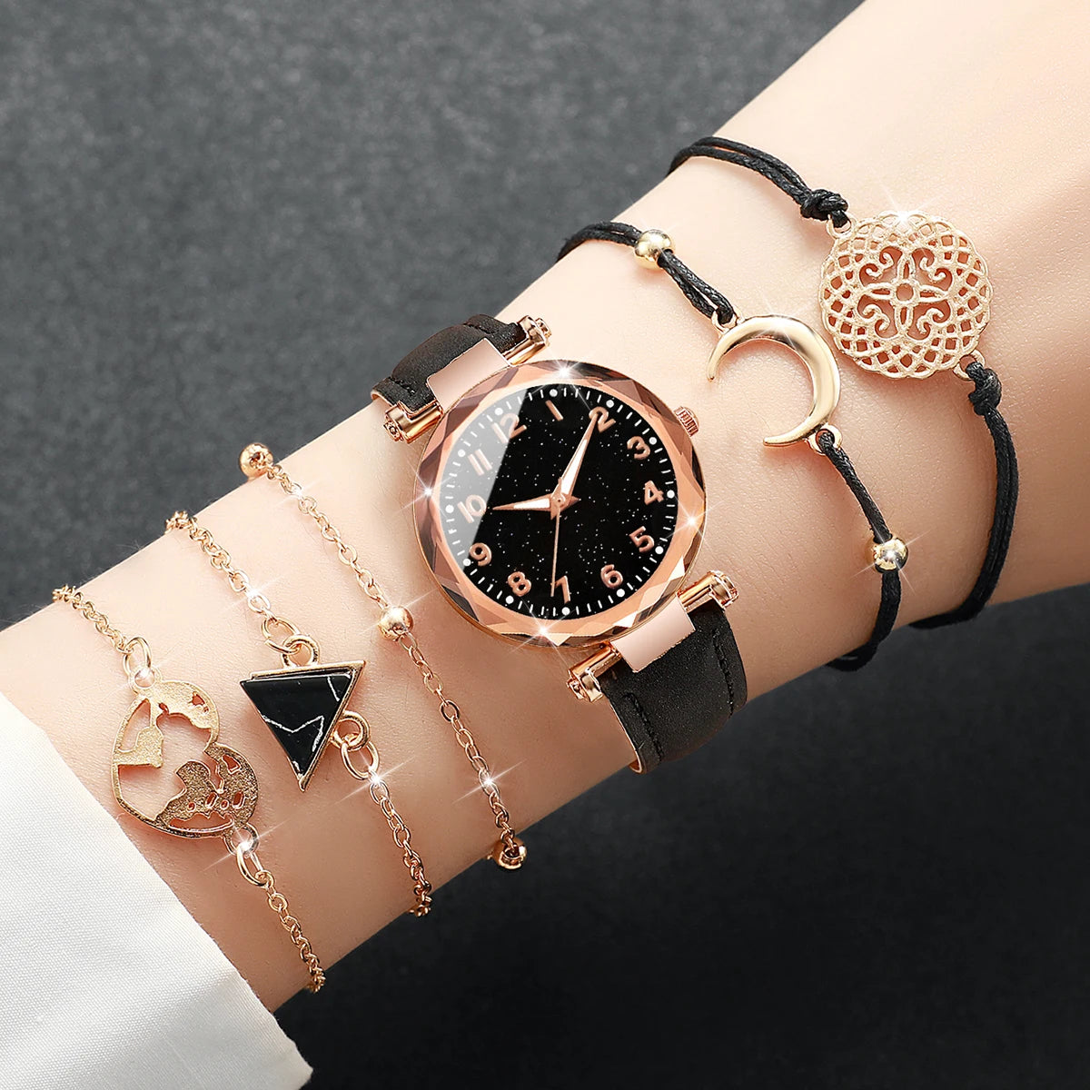 6-Piece Women’s Watch and Bracelet Set