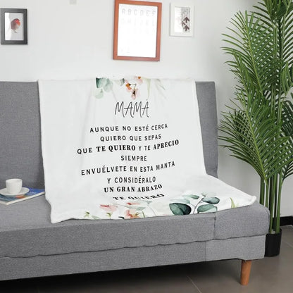 Printed Flannel Throw Blanket – 100% Polyester, Anti-Pill, Multi-Color