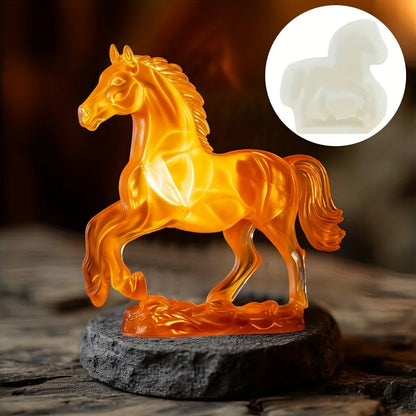 Wolf Howling Silicone Mold - Food Grade -40°C to +240°C