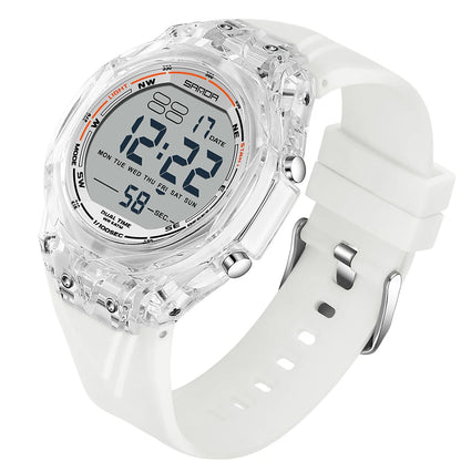 SANDA 6289 Women’s Digital Sports Watch with LED Backlight and Alarm
