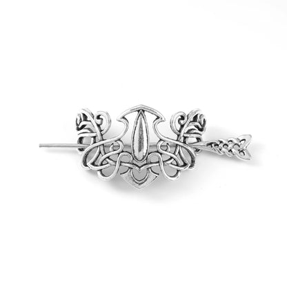 Celtic Knot Sweater Pin – Viking Style, Zinc Alloy, Silver, 3 Styles
