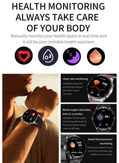 2-in-1 Smartwatch with TWS Earbuds - 1.39" IPS, Heart Rate, IP67, Bluetooth 5.0, 300mAh