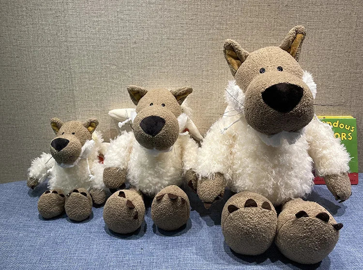 Wolf Plush Doll - Cute Woody Backpack Sleeping Toy