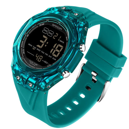 SANDA 6289 Women’s Digital Sports Watch with LED Backlight and Alarm