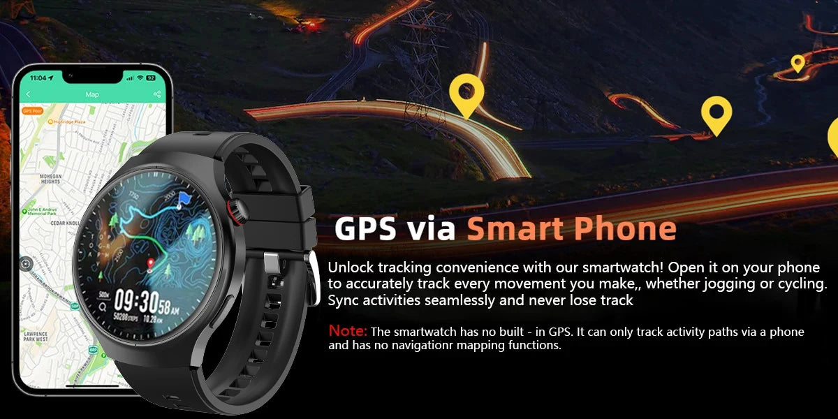 Smart Watch 6 Pro - 1.46" AMOLED NFC Heart Rate IP68 Bluetooth Call