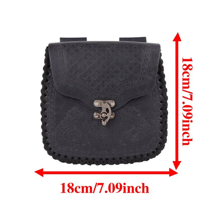 Medieval Viking Belt Bag and Costume Accessory Set