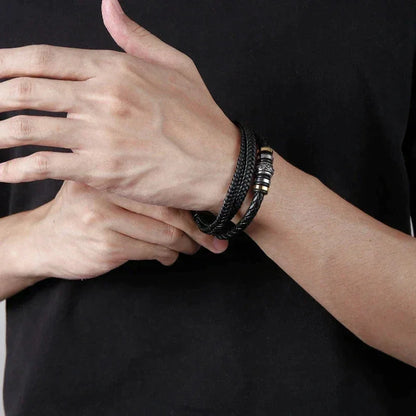 To My Man Stainless Steel Bracelet - Father's Day Gift with Box