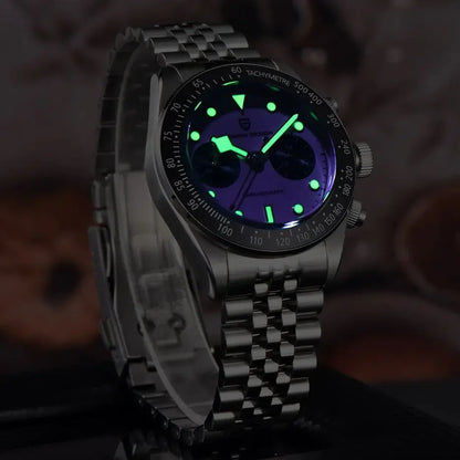 PAGANI DESIGN PD-1813 Chronograph Watch - Sapphire, 100M Waterproof, Luxury Sport