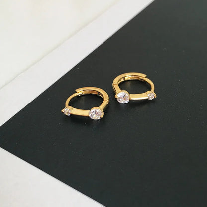 925 Sterling Silver Earrings - Petite Simple Elegant Design