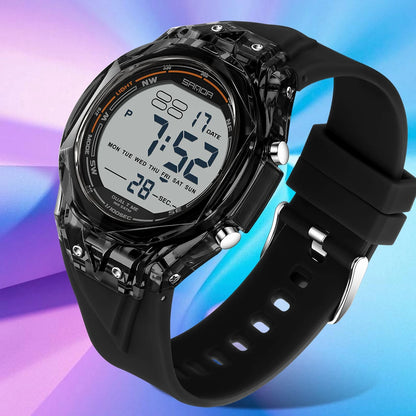 SANDA 6289 Women’s Digital Sports Watch with LED Backlight and Alarm