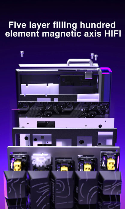 AULA HERO 68HE Magnetic Switch Keyboard - Rapid Trigger, 8K, Hot-Swap, RGB