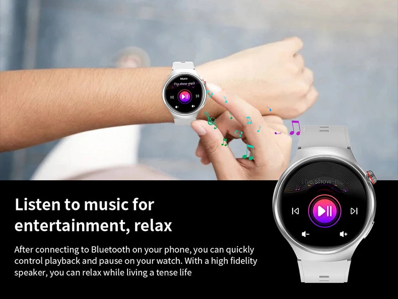 Smart Watch 6 Pro - 1.46" AMOLED NFC Heart Rate IP68 Bluetooth Call