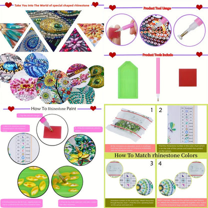 Wolf Diamond Painting Desktop Decoration – DIY Art Kit