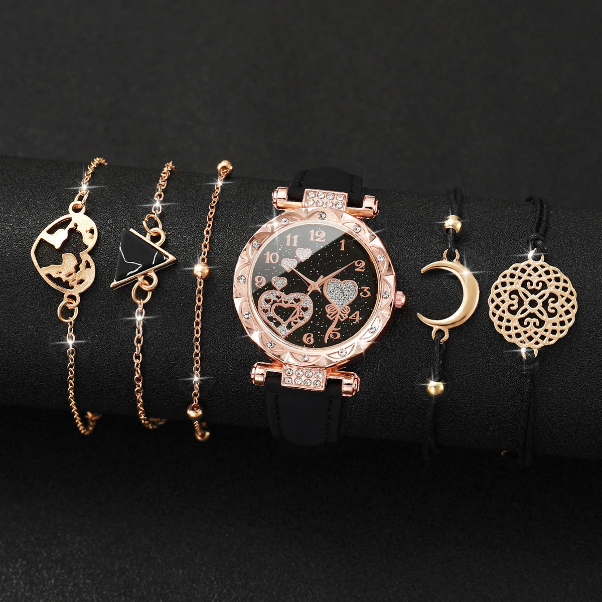 6-Piece Women’s Watch and Bracelet Set