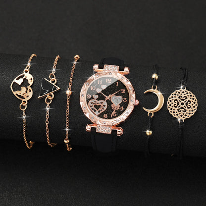 6-Piece Women’s Watch and Bracelet Set