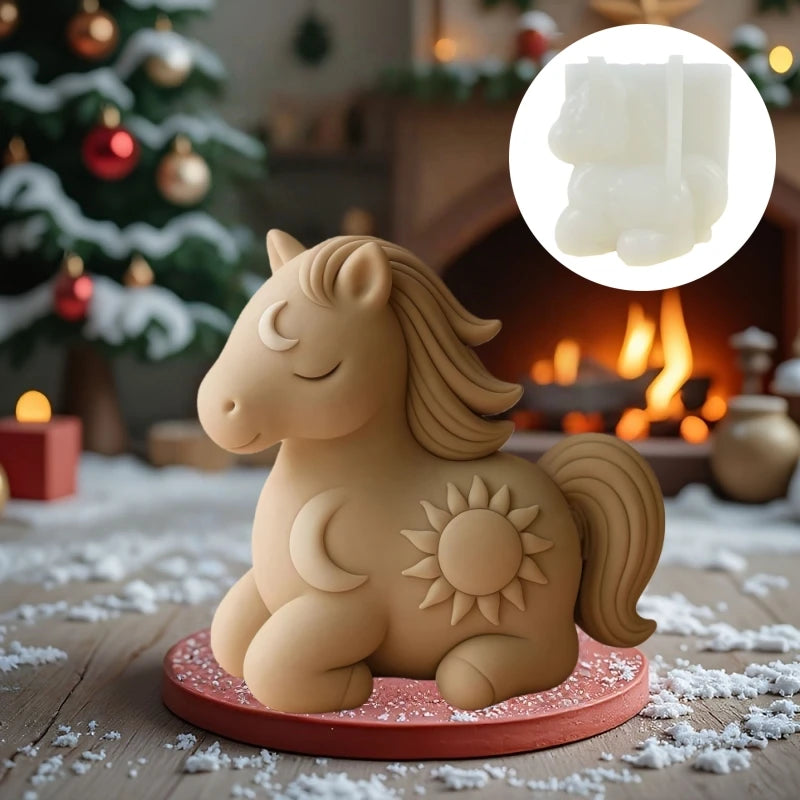 Wolf Howling Silicone Mold - Food Grade -40°C to +240°C