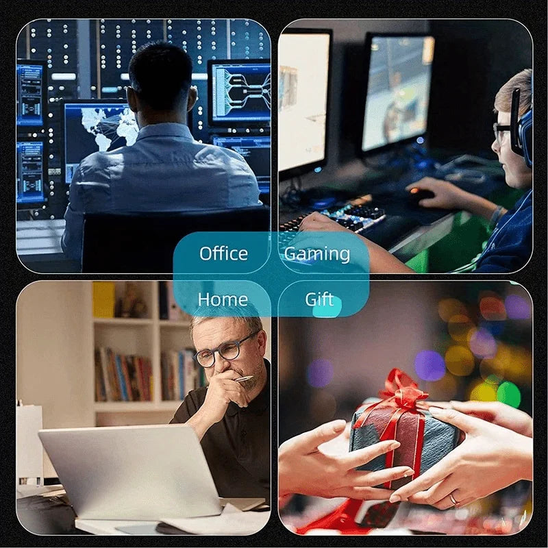 Large Wolf Mouse Pad - XXL Gaming Desk Mat 300x700x2mm