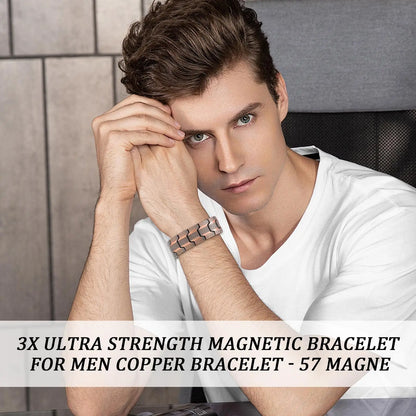Copper Magnetic Bracelet - Men's Energy Health Wristband