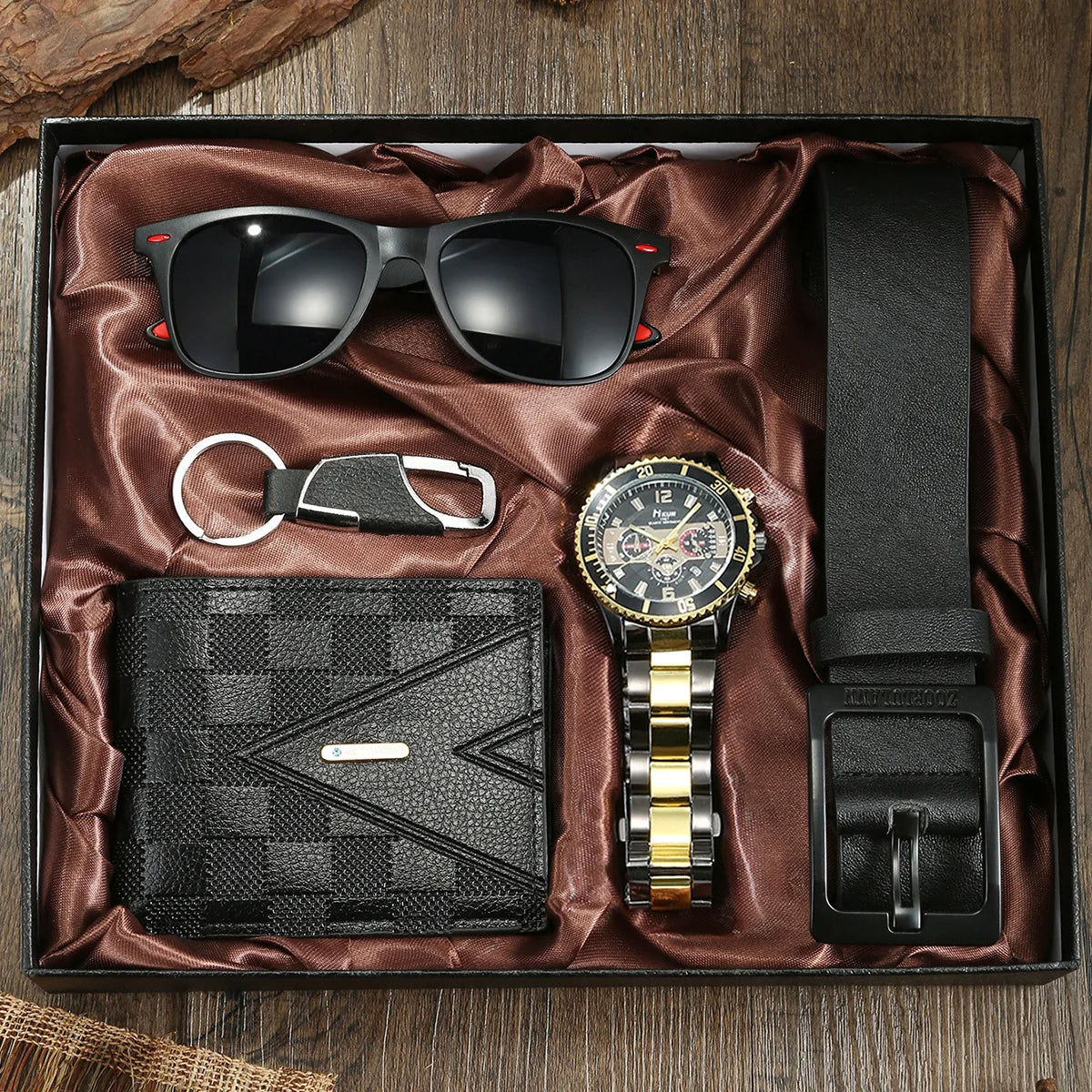 Men’s Watch Gift Set with Accessories and Gift Box