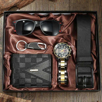 Men’s Watch Gift Set with Accessories and Gift Box