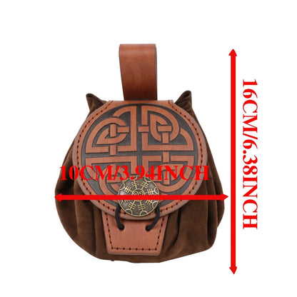 Medieval Leather Belt Bag