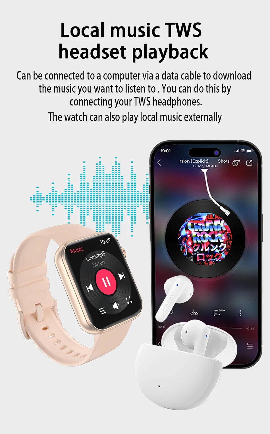 2025 New Smart Watch Men Women Camera Take Photos Record Video Health Monitor Sports Fitness Waterproof BT Call Smartwatch