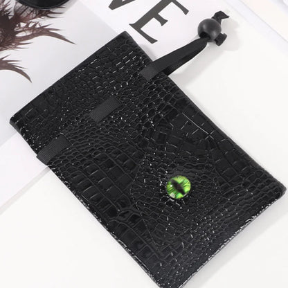 Large Velvet Dice Storage Bag with 8 Pockets for D&D and RPG Games