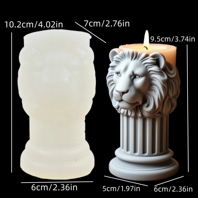 Wolf Howling Silicone Mold - Food Grade -40°C to +240°C