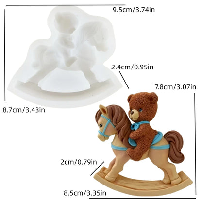Wolf Howling Silicone Mold - Food Grade -40°C to +240°C