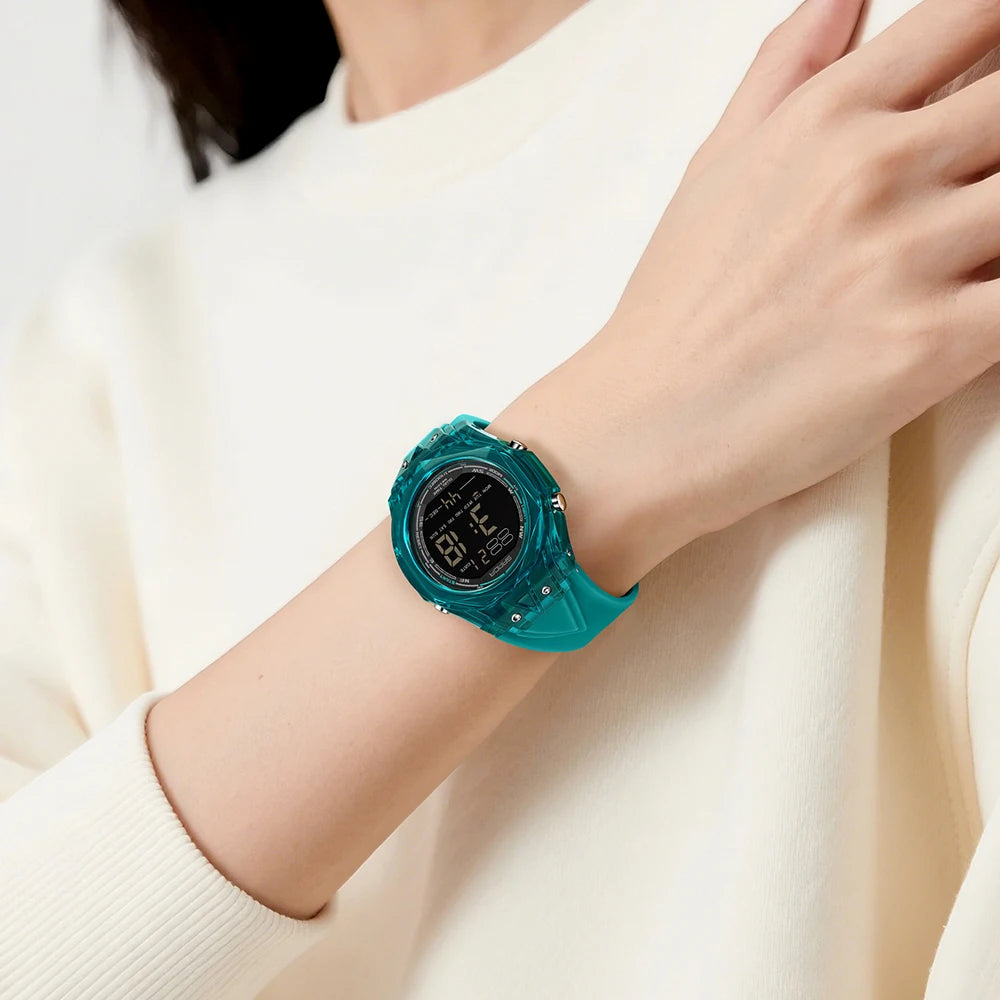 SANDA 6289 Women’s Digital Sports Watch with LED Backlight and Alarm