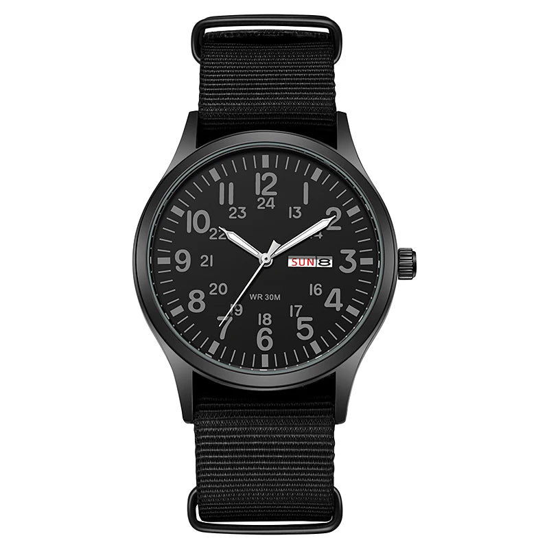 TPW K7101 Field Watch with Nylon Strap and Luminous Hands