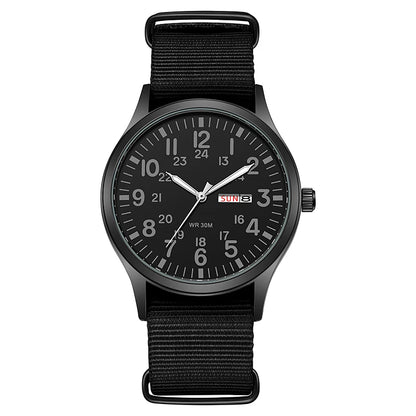 TPW K7101 Field Watch with Nylon Strap and Luminous Hands