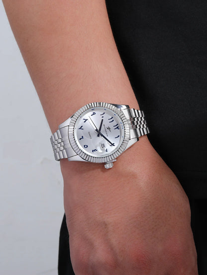 Men's Stainless Steel Watch - Luxury Quartz