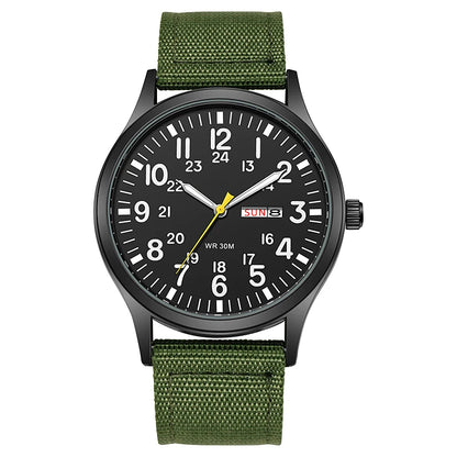 TPW K7101 Field Watch with Nylon Strap and Luminous Hands