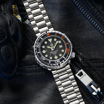 QINGXIYA Men’s Quartz Watch with Luminous Hands and Calendar