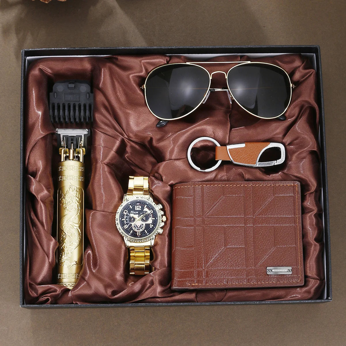 Men’s Watch Gift Set with Accessories and Gift Box