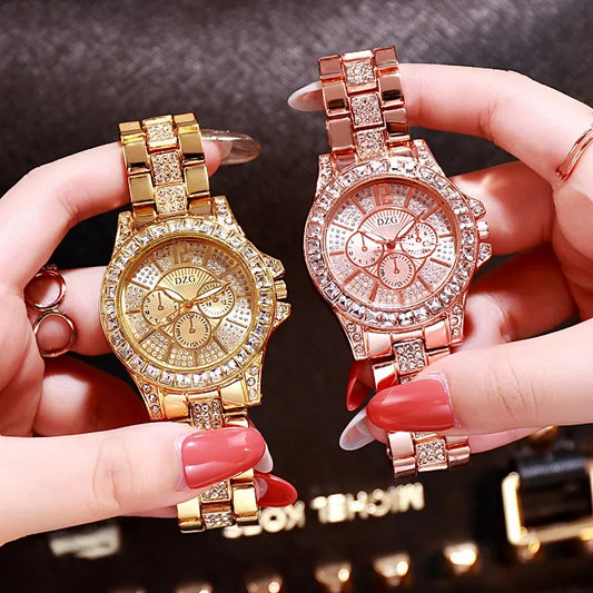 Women's Pink Watch - Luxury Quartz Wristwatch