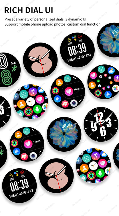 Women's Smart Watch 6 - Health Monitor Bluetooth Call Waterproof