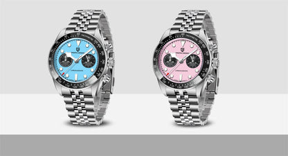 PAGANI DESIGN PD-1813 Chronograph Watch - Sapphire, 100M Waterproof, Luxury Sport