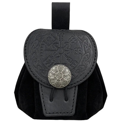 Steampunk Leather Belt Bag - Medieval Coin Purse
