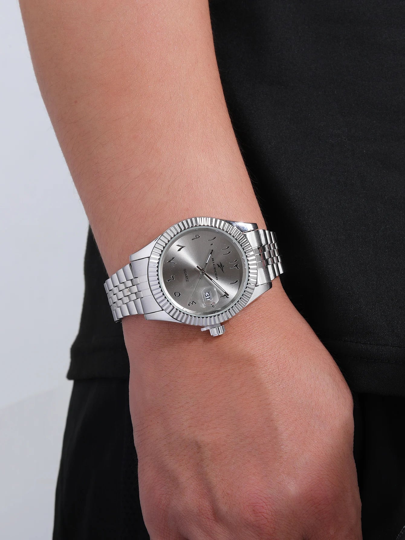Men's Stainless Steel Watch - Luxury Quartz