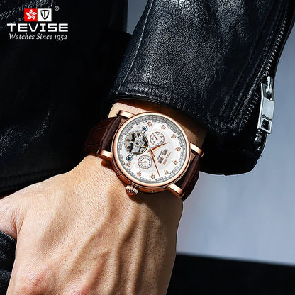 TEVISE Men’s Automatic Mechanical Watch, Model T867C